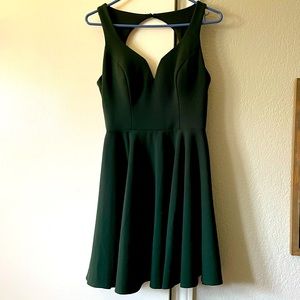B. Darlin size 5/6 Dark green dress